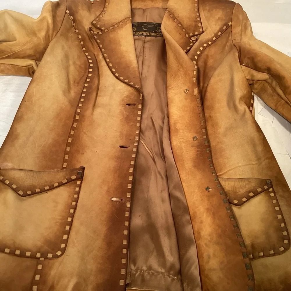 Vintage The Leather Ranch Western Leather Jacket Women’s size medium - Picture 16 of 16